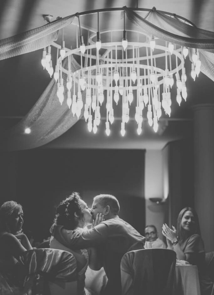 Fotografía de banquete de boda en Hotel restaurante El Bruc